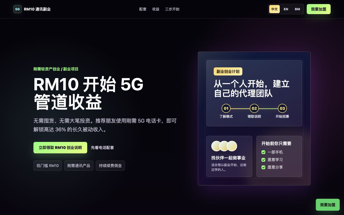 JoinMyGroup.my 网站截图